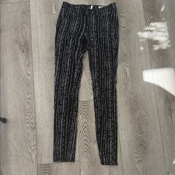 rag & bone Denim - Rag & Bone Black and White Patterned Jeans